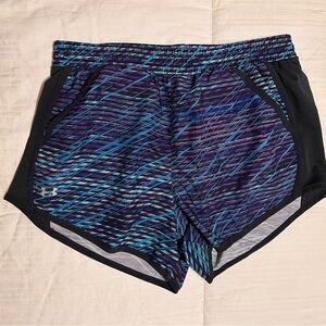 Under Armour Blue and Purple Patterned Shorts